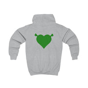 Green Ogre Heart Kids Hoodie 4