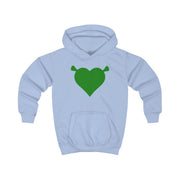 Green Ogre Heart Kids Hoodie 7