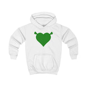Green Ogre Heart Kids Hoodie 1