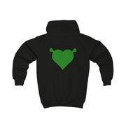 Green Ogre Heart Kids Hoodie 6