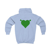 Green Ogre Heart Kids Hoodie 8