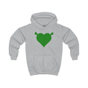 Green Ogre Heart Kids Hoodie 3