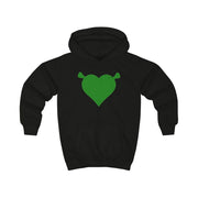Green Ogre Heart Kids Hoodie 5