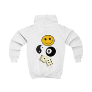 8 Ball Pattern - Skate Aesthetic  Kids Hoodie 2