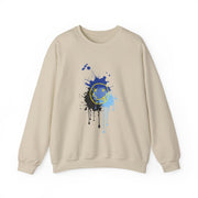 Blue Graffiti - Skate Aesthetic  Sweatshirt 5