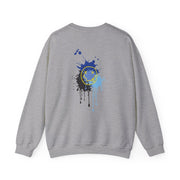 Blue Graffiti - Skate Aesthetic  Sweatshirt 4