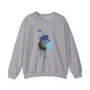 Blue Graffiti - Skate Aesthetic  Sweatshirt 3