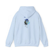Blue Graffiti - Skate Aesthetic  Hoodie 10