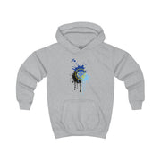 Blue Graffiti - Skate Aesthetic  Kids Hoodie 3