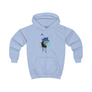 Blue Graffiti - Skate Aesthetic  Kids Hoodie 5