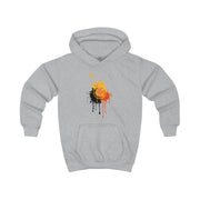 Orange Graffiti - Skate Aesthetic  Kids Hoodie 3
