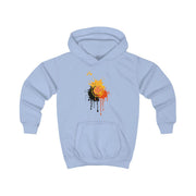 Orange Graffiti - Skate Aesthetic  Kids Hoodie 5