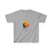 Orange Graffiti - Skate Aesthetic  Kids T-Shirt 3