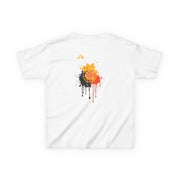 Orange Graffiti - Skate Aesthetic  Kids T-Shirt 2
