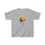 Orange Graffiti - Skate Aesthetic  Kids T-Shirt 4