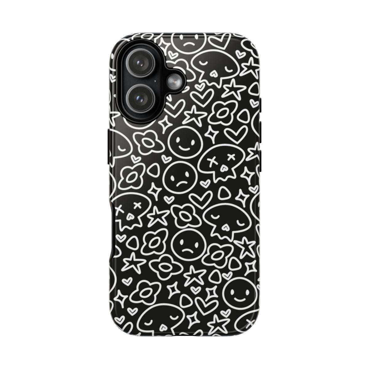 Black Skulls - Skate Aesthetic Phone Case