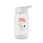 Love Cartoon Beagle  Clear Water Bottle 2
