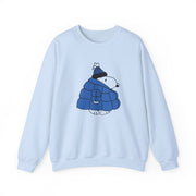 Cartoon Beagle Puffer Jacket Blue Sweatshirt 9