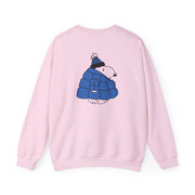 Cartoon Beagle Puffer Jacket Blue Sweatshirt 8