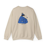 Cartoon Beagle Puffer Jacket Blue Sweatshirt 6
