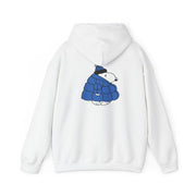 Cartoon Beagle Puffer Jacket Blue Hoodie 2