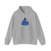 Cartoon Beagle Puffer Jacket Blue Hoodie 3