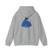 Cartoon Beagle Puffer Jacket Blue Hoodie 4