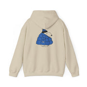 Cartoon Beagle Puffer Jacket Blue Hoodie 6