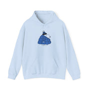 Cartoon Beagle Puffer Jacket Blue Hoodie 9