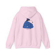 Cartoon Beagle Puffer Jacket Blue Hoodie 8