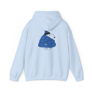 Cartoon Beagle Puffer Jacket Blue Hoodie 10