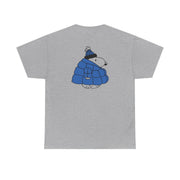 Cartoon Beagle Puffer Jacket Blue T-Shirt 10