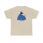 Cartoon Beagle Puffer Jacket Blue T-Shirt 6