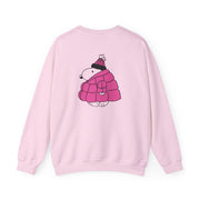 Cartoon Beagle Puffer Jacket Pink Sweatshirt 8