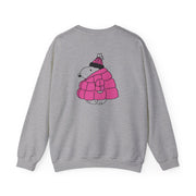 Cartoon Beagle Puffer Jacket Pink Sweatshirt 4