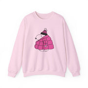Cartoon Beagle Puffer Jacket Pink Sweatshirt 7