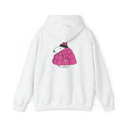 Cartoon Beagle Puffer Jacket Pink Hoodie 2