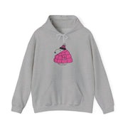 Cartoon Beagle Puffer Jacket Pink Hoodie 3