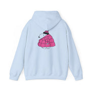 Cartoon Beagle Puffer Jacket Pink Hoodie 10