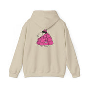 Cartoon Beagle Puffer Jacket Pink Hoodie 6