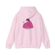 Cartoon Beagle Puffer Jacket Pink Hoodie 8
