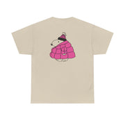 Cartoon Beagle Puffer Jacket Pink T-Shirt 6