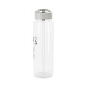 Good Vibes Cartoon Beagle Clear Water Bottle 9