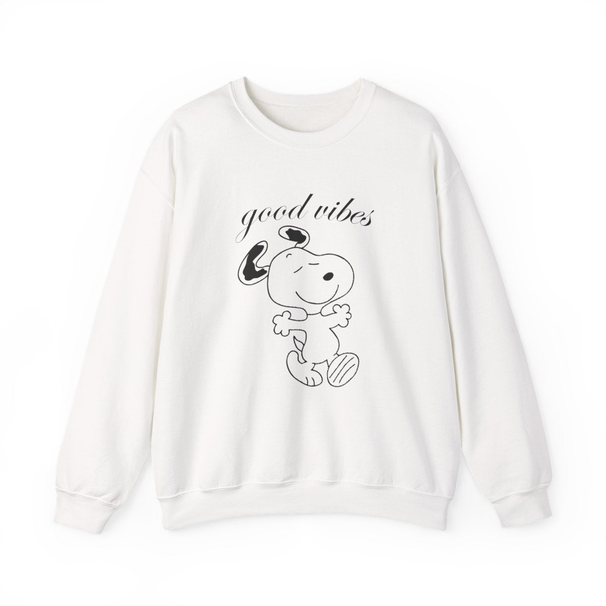 Good Vibes Cartoon Beagle Sweatshirt