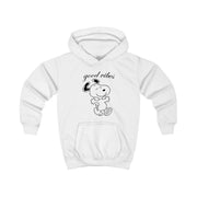 Good Vibes Cartoon Beagle Kids Hoodie 1