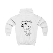 Good Vibes Cartoon Beagle Kids Hoodie 2