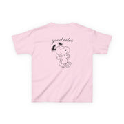 Good Vibes Cartoon Beagle Kids T-Shirt 8