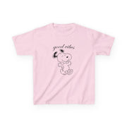Good Vibes Cartoon Beagle Kids T-Shirt 7