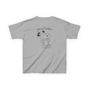Good Vibes Cartoon Beagle Kids T-Shirt 4
