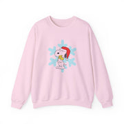 Christmas Cartoon Beagle And Bird  Sweatshirt 7